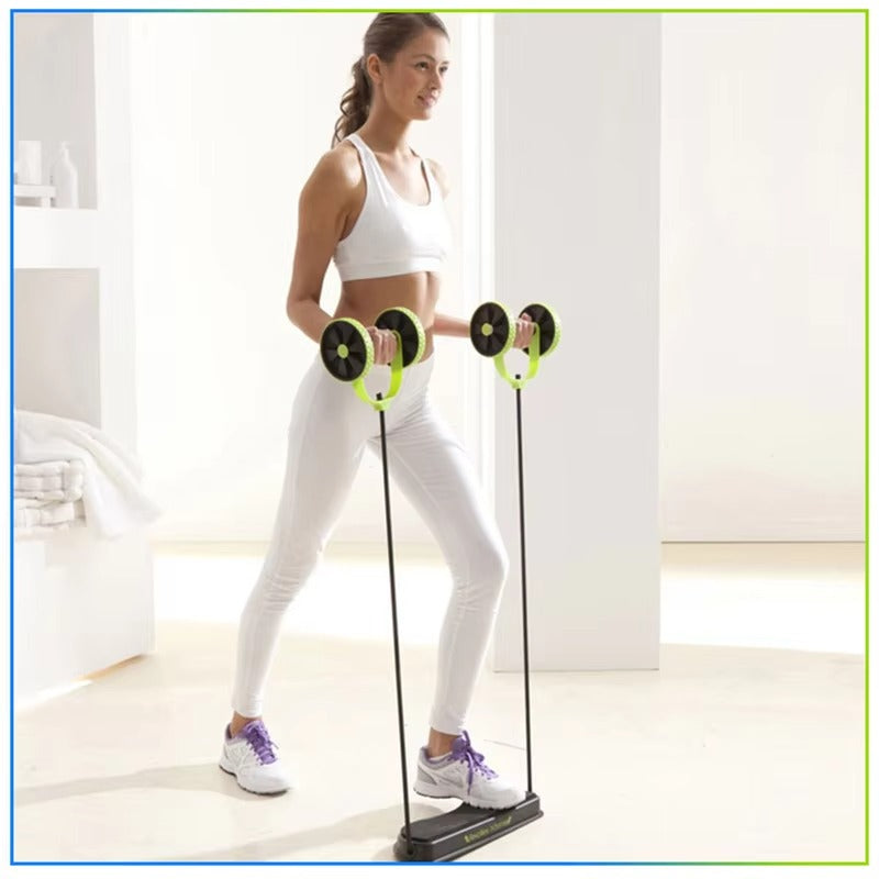 Ab Roller Resistance Band Workout System